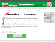 Tablet Screenshot of nadlinger.icontent.at