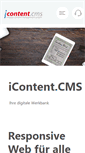 Mobile Screenshot of icontent.at